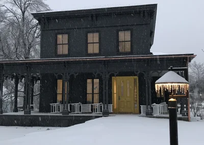 outside photo of Prospect Street in winter