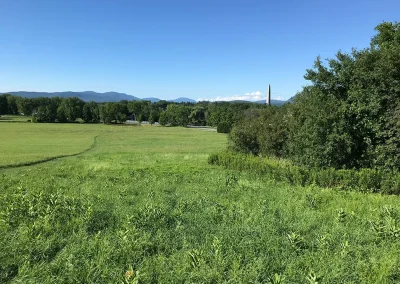 external view of mountains and Bennington Monument