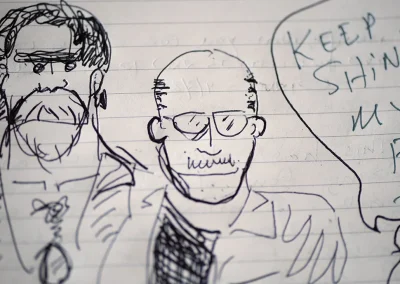 illustration of V and Gary