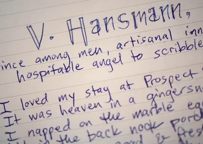 ode to V. Hansmann letter